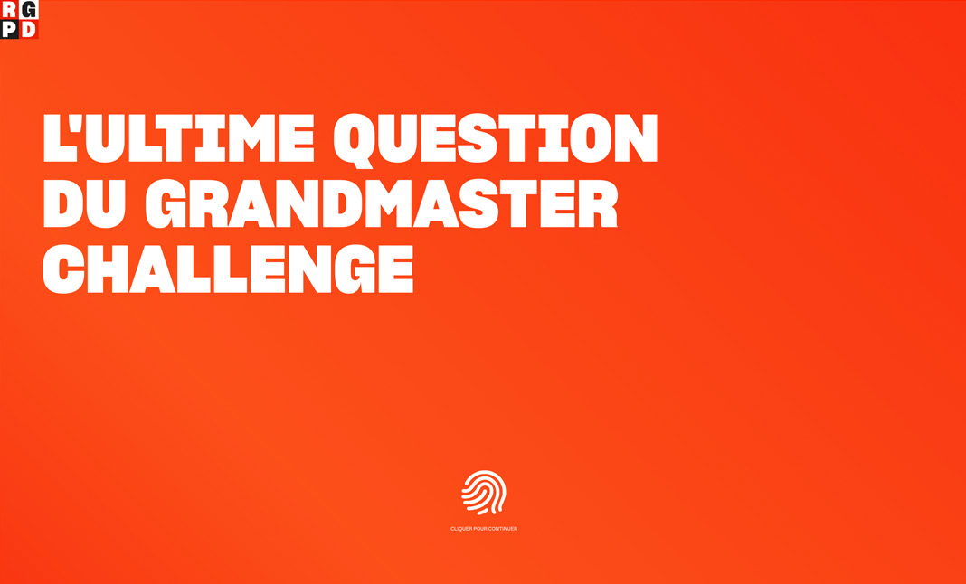 SIte RGPD The Grandmaster Challenge by Ogury — Hans Zengler