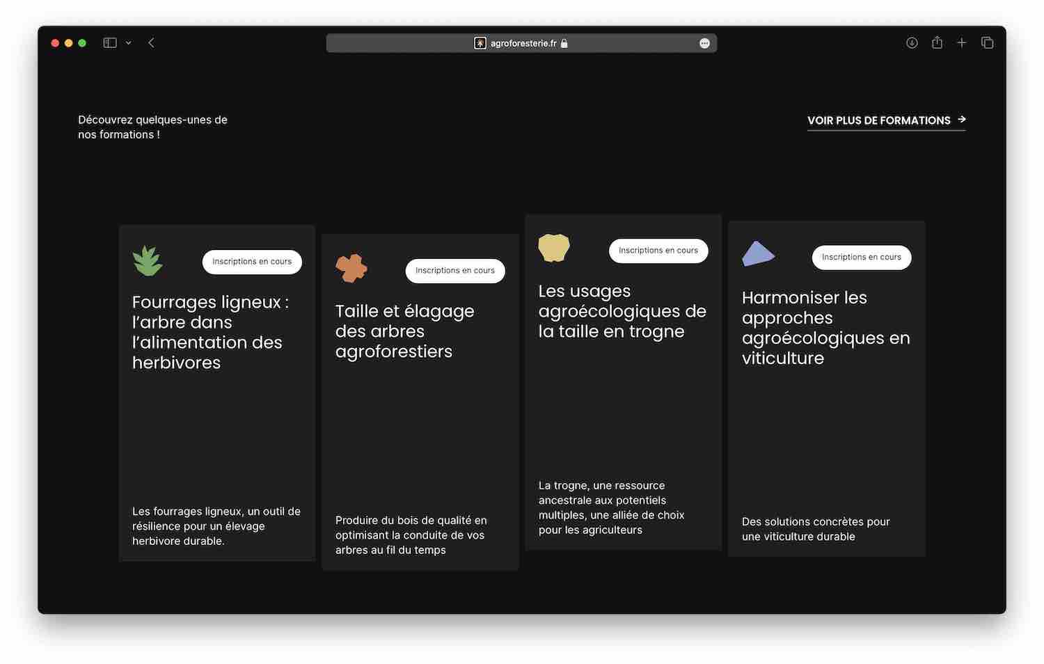 Site de l'Association Francaise d'Agroforesterie — Hans Zengler