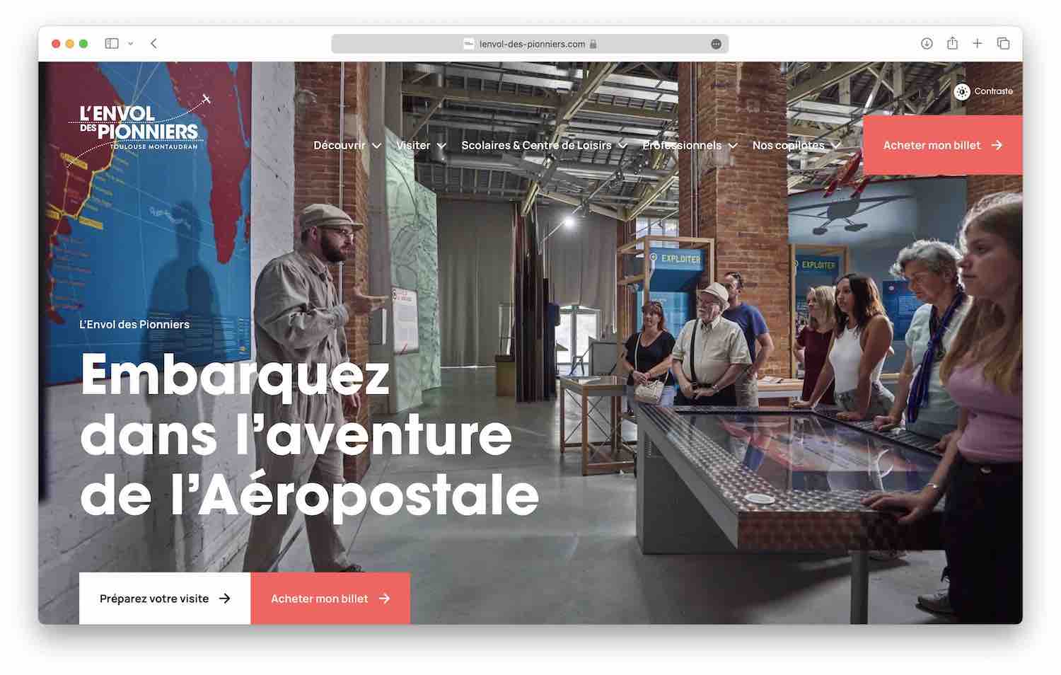 Site Envol des pionniers — Hans Zengler