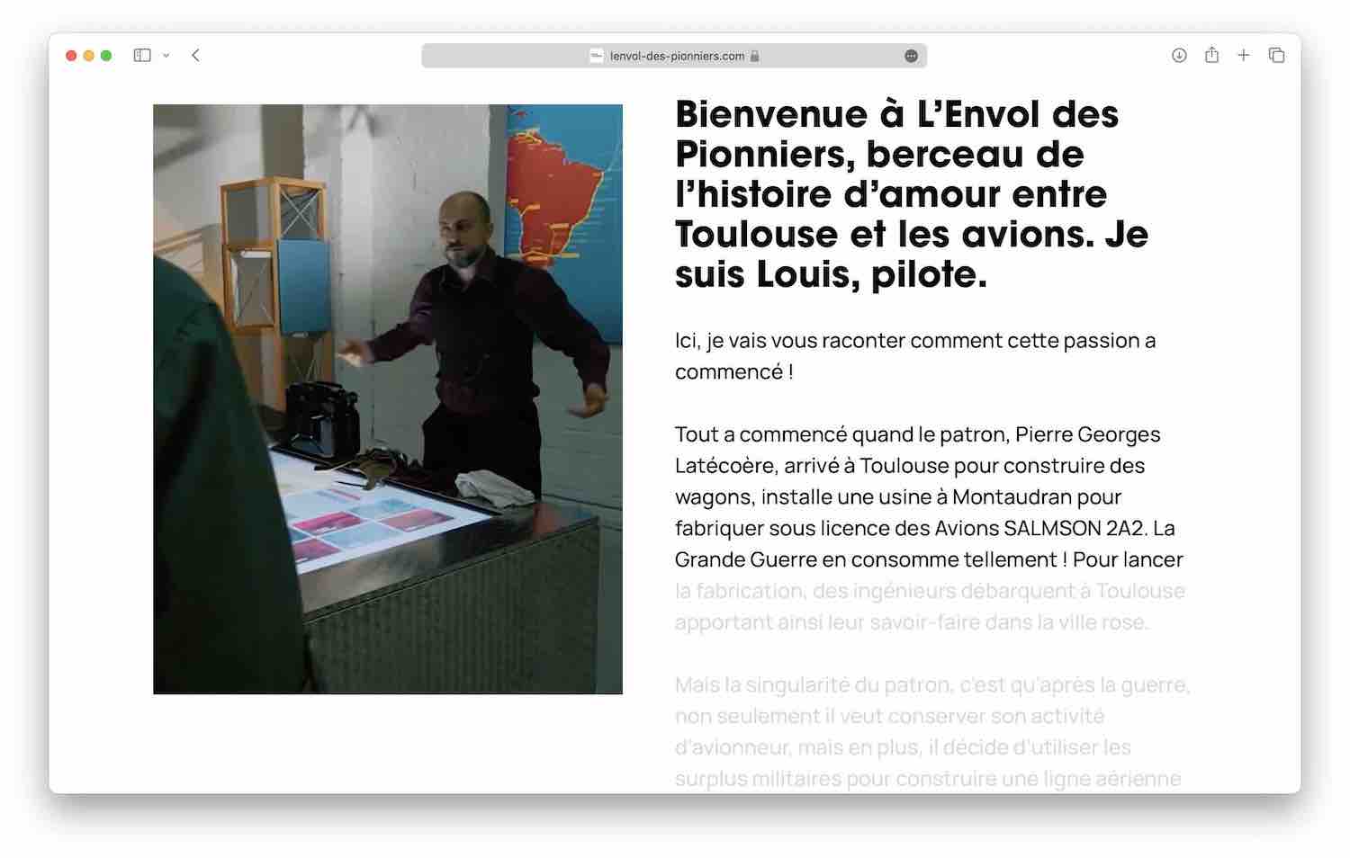 Site Envol des pionniers — Hans Zengler