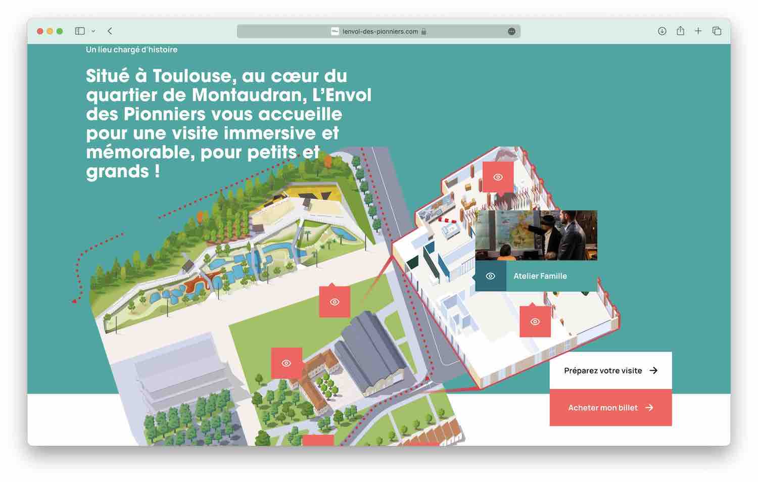 Site Envol des pionniers — Hans Zengler