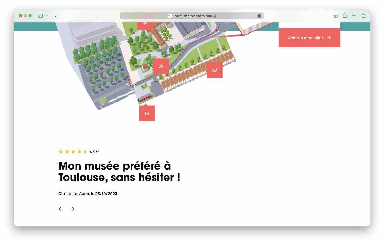 Site Envol des pionniers — Hans Zengler