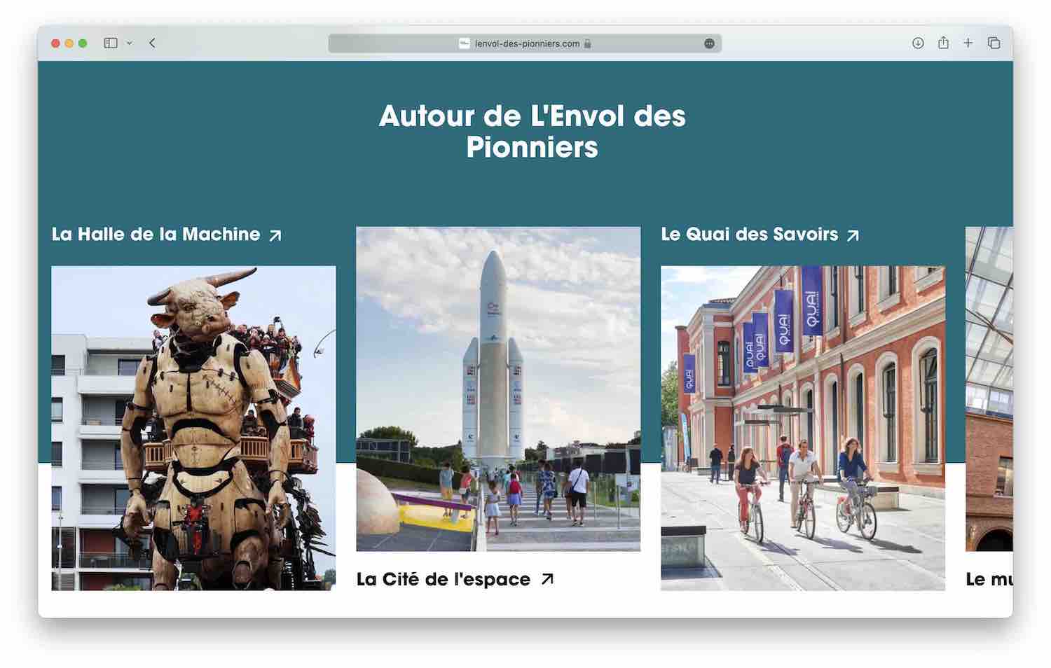 Site Envol des pionniers — Hans Zengler