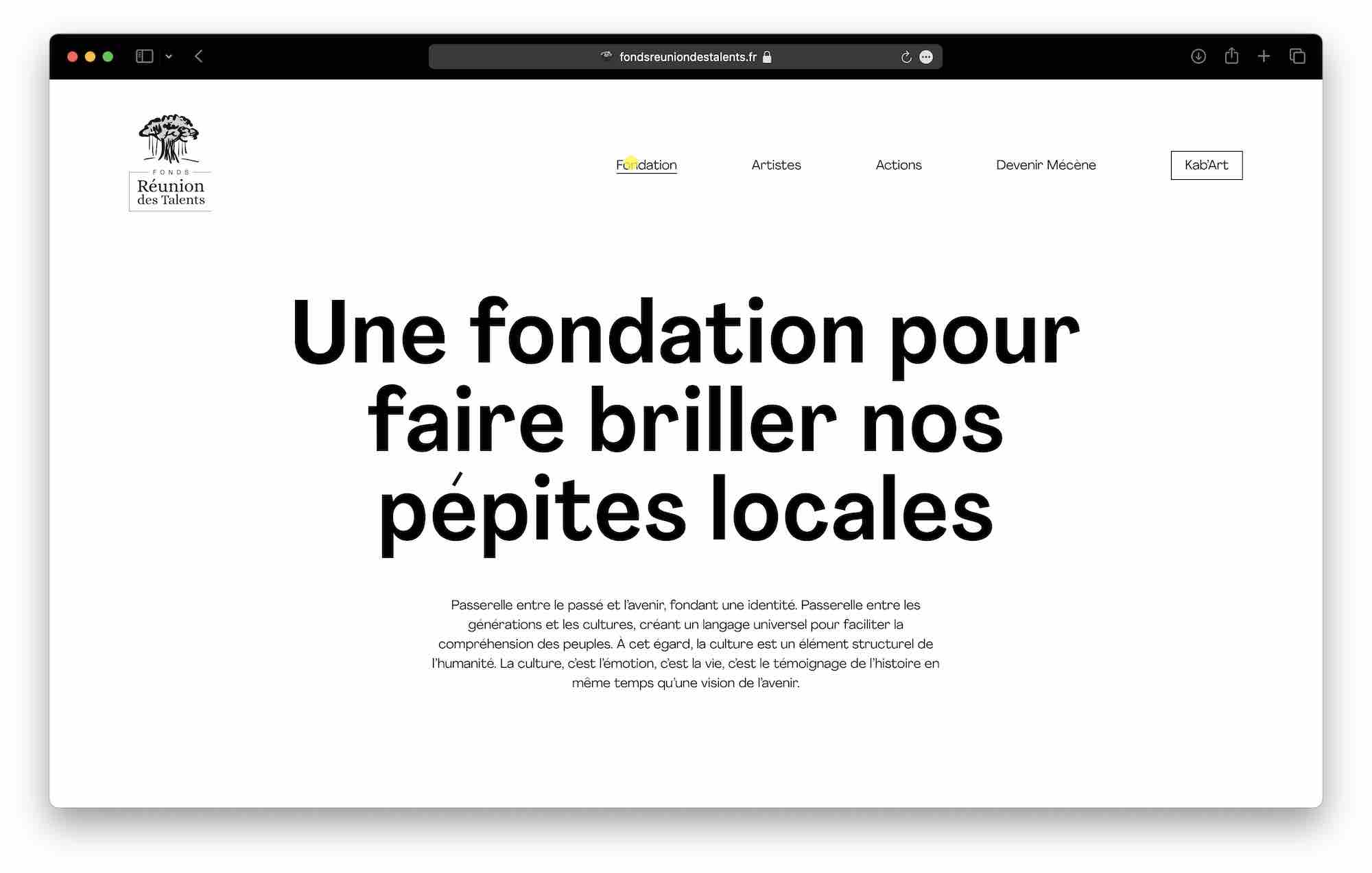 Site Fonds Réunion des Talents — Hans Zengler