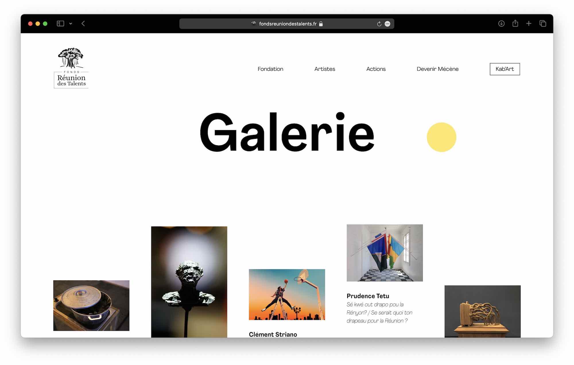 Site Fonds Réunion des Talents — Hans Zengler