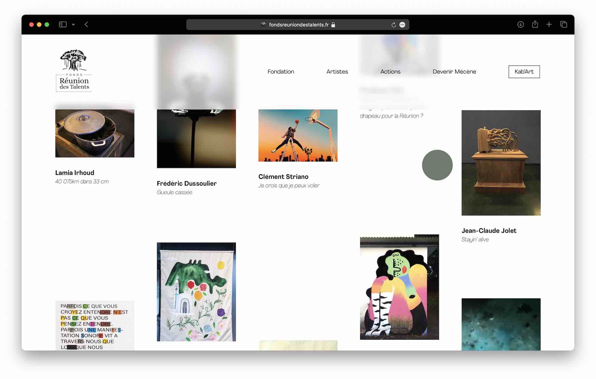 Site Fonds Réunion des Talents — Hans Zengler