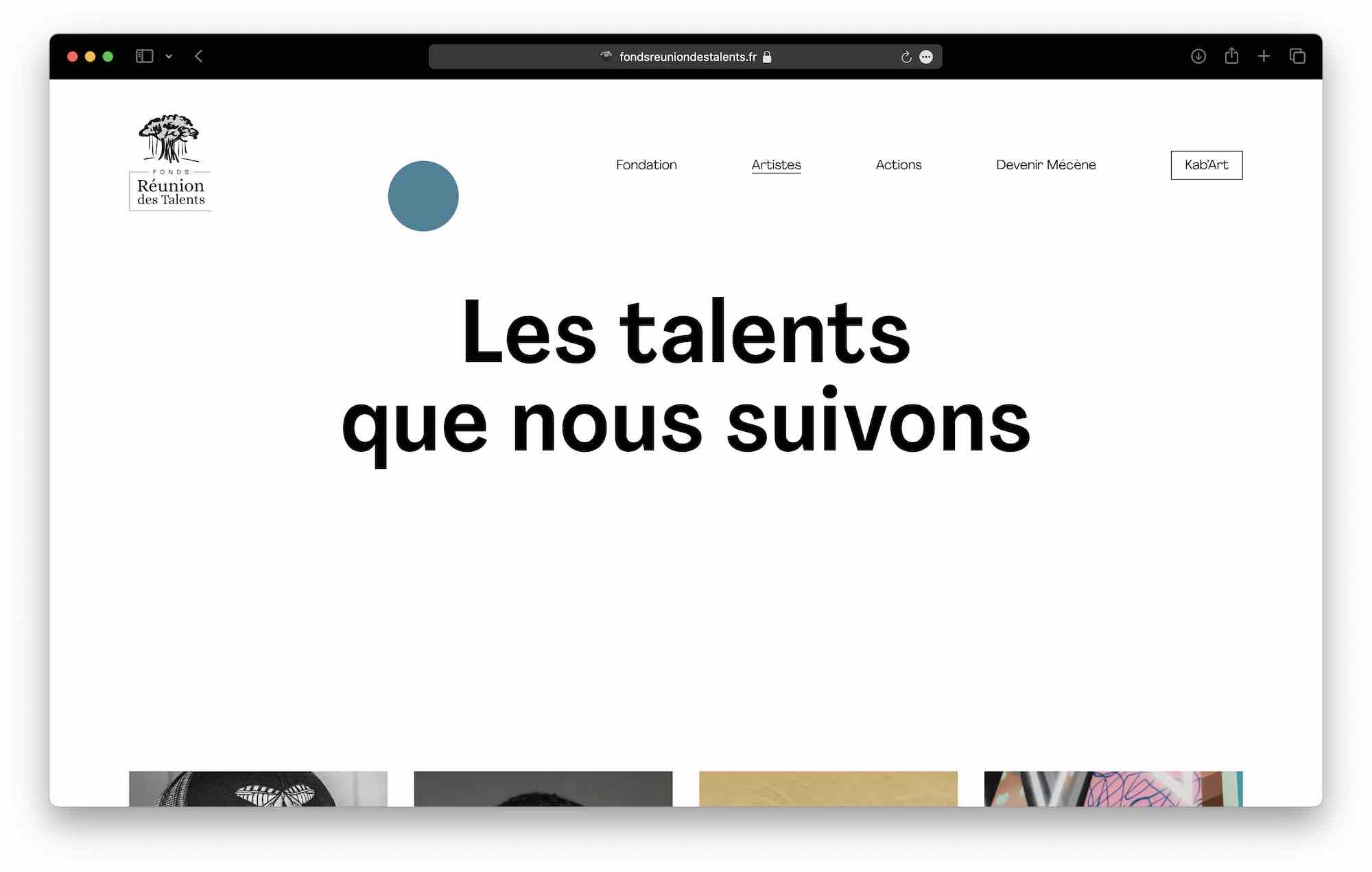 Site Fonds Réunion des Talents — Hans Zengler