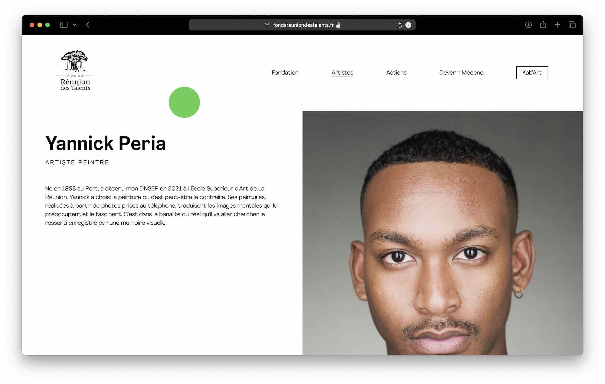 Site Fonds Réunion des Talents — Hans Zengler