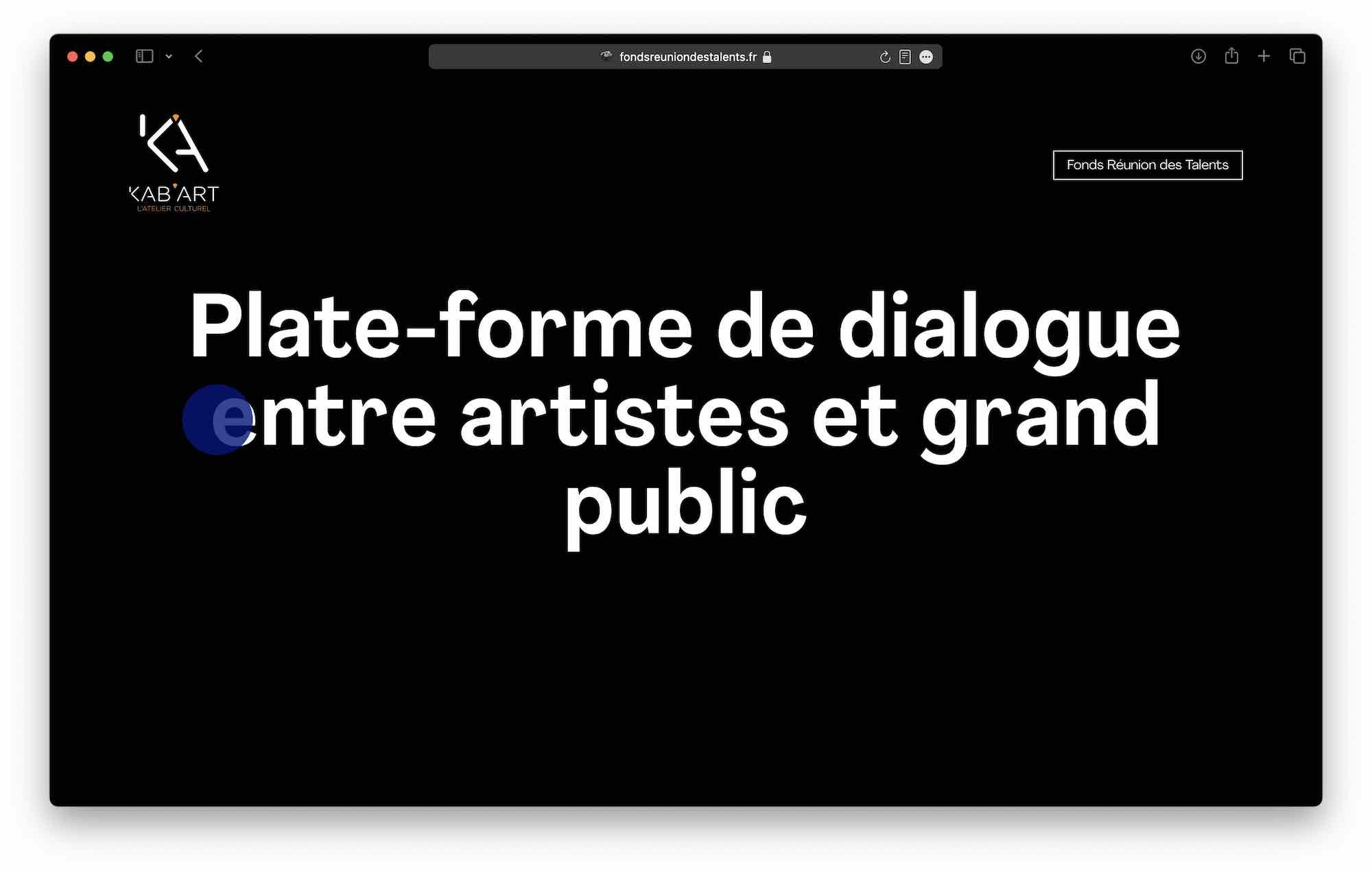Site Fonds Réunion des Talents — Hans Zengler